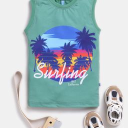 Here&Now X Game Begins Boys Tropical Printed Sleeveless T-shirt-picture-15