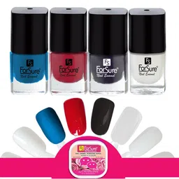 ForSure Trendy Set Of 4 Long Lasting Nail Enamel-5ml Each-118-106-115-112-50