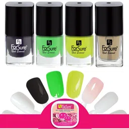 ForSure Trendy Set Of 4 Long Lasting Nail Enamel-5ml Each-119-116-117-118-28