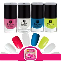 ForSure Trendy Set Of 4 Long Lasting Nail Enamel-5ml Each-116-112-115-108-38