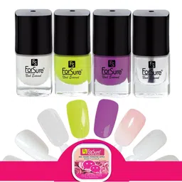 ForSure Set Of 4 Trendy Long-Lasting Nail Polish 5ml Each - Shades 109-114-115-116-26