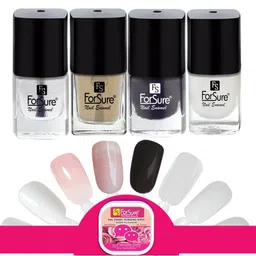 ForSure Trendy Set Of 4 Long Lasting Nail Enamel-5ml Each-115-114-119-118-12