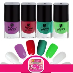 ForSure Trendy Set Of 4 Long Lasting Nail Enamel-5ml Each-109-106-113-117-5