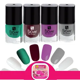 ForSure Set Of 4 Trendy Long-Lasting Nail Polish 5ml Each - Shades 109-110- 111-113-51