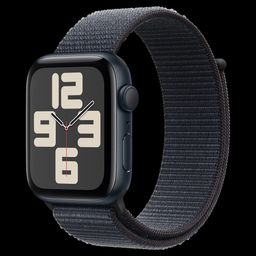 Apple Watch SE GPS with Ink Sport Loop (44mm Retina LTPO OLED Display, Midnight Aluminium Case)-19