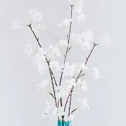 Home Centre White Cherry Blossom Artificial Flower-image-48