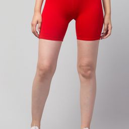 Apraa & Parma Women Red Cycling Sports Shorts-picture-58