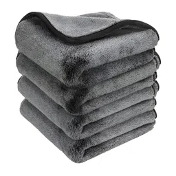 Cotton Bolls Textiles Grey 4 Pcs Cleaning Cloth Set-image-14