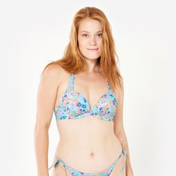 Women’s surfing floral push-up bikini top - Elena prairie multicoloured-picture-4