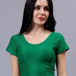 Plus Size Woven Design Saree Blouse-image-48