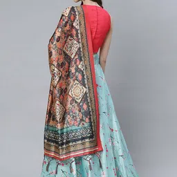 Kaizen TEXO FAB Printed Semi-Stitched Lehenga & Blouse With Dupatta image 5