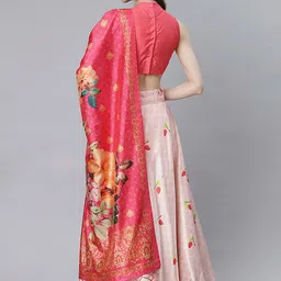 Kaizen TEXO FAB Semi-Stitched Lehenga & Unstitched Blouse With Dupatta image 5