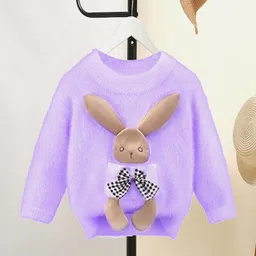 Little Surprise Box LLP Kids Pullover with Applique Acrylic Detail-27