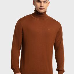 ColorPlus Men Turtle Neck Pullover Sweater-image-107