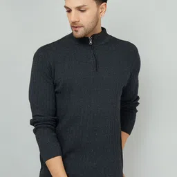 KVETOO Ribbed Mock Collar Acrylic Pullover Sweater-picture-47