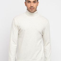 Status Quo Men White Pullover-image-55