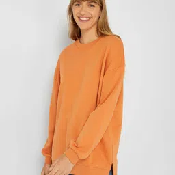 KIABI Round Neck Drop-Shoulder Sleeves Pullover Sweater-19