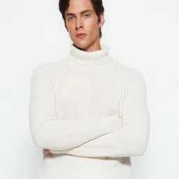 Trendyol Open Knit Turtle Neck Pullover-picture-18