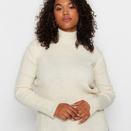 Trendyol Plus Size Ribbed Turtle Neck Acrylic Pullover Sweaters-picture-9
