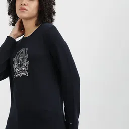 Tommy Hilfiger Women Embroidered Round Neck Sweater-image-67