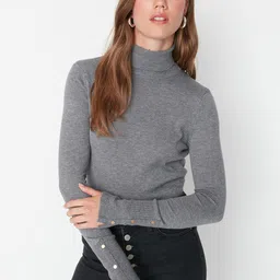 Trendyol Turtle Neck Pullover Sweaters-image-62
