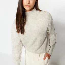 Trendyol Turtle Neck Pullover Sweater-image-56