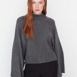 Trendyol Round Neck Long Sleeves Acrylic Pullover-43