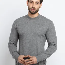 Status Quo Men Grey Acrylic Pullover-picture-23