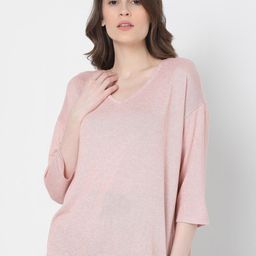 Vero Moda Women Pink Pullover-image-30