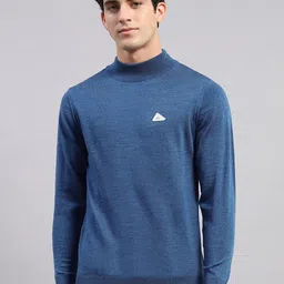 Monte Carlo Solid Mock Collar Pullover Sweater-image-63
