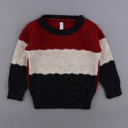 Cot'N Soft Boys Colourblocked Woollen Pullover Sweater-picture-19