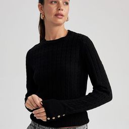 DeFacto Cable Knit Pullover Sweater-picture-13
