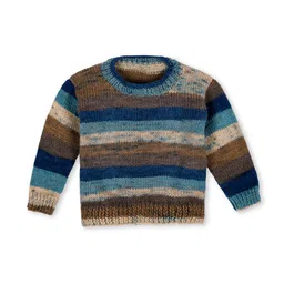 WINDROP SOLUTIONS Kids Striped Long Sleeves Acrylic Pullover Sweater-picture-45