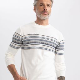 DeFacto Horizontal Striped Pullover-image-76