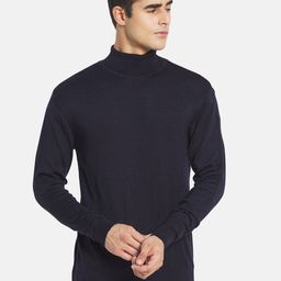 METTLE Men Navy Blue Pullover-image-93