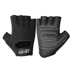 MUSCLEXP  Black Solid  Gear-Up Fitness Gym Gloves-49