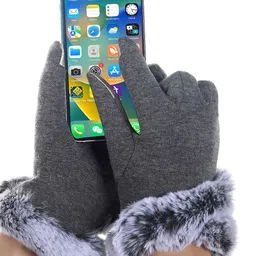 Alexvyan Wool Wind Proof Thermal Warm Soft Gloves image 4