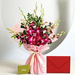 Divine Love Orchids Bouquet for Love-image-44
