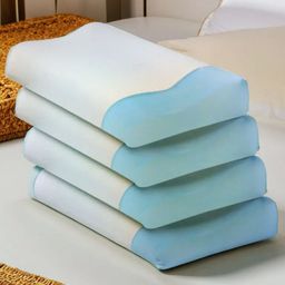 Sleepsia Set of 3 White Solid Memory Foam Soft Bed Pillow-37
