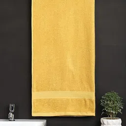 Signature Yellow Cotton Bath Towels-image-97