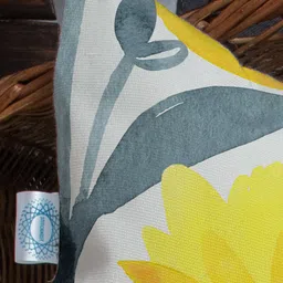 STITCHNEST Set of 5 Yellow & Grey Geometric Square Cushion Covers image 4