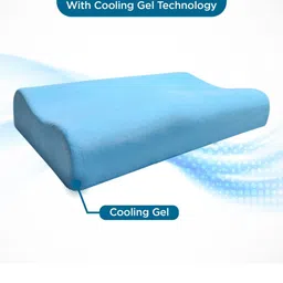 Sleepsia Set of 3 White Solid Memory Foam Soft Bed Pillow image 3