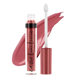 L.A Girl Lumi Licious Luminous Lip Gloss with Argan Oil 3 ml - Pillow Talk-13