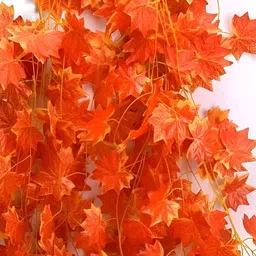 WELL ART GALLERY Orange 10 Pieces Money Artificial Flower-image-35