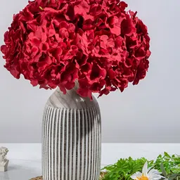 WELL ART GALLERY Red 5 Pieces Hydrangea Artificial Flowers-image-52