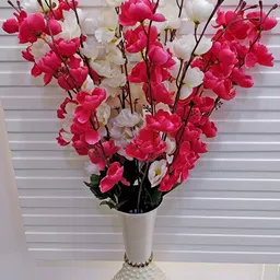 WELL ART GALLERY Pink White 2 Pieces Blossom Artificial Flower-image-6