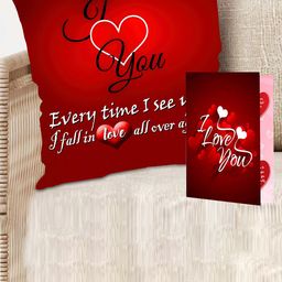 ME & YOU Red & Black 2 Pieces Valentine Day Gift Set-image-103