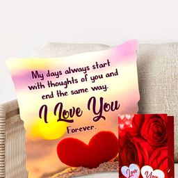 ME & YOU Red And Black 2 Pieces Printed Home Gift Set-13