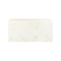 The White Willow Unisex Green & White Printed foam Large Cube Pillows image 4