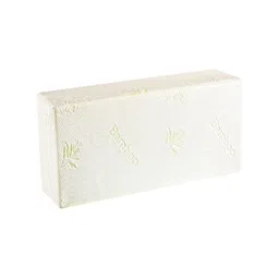 The White Willow Unisex Green & White Printed foam Large Cube Pillows image 3